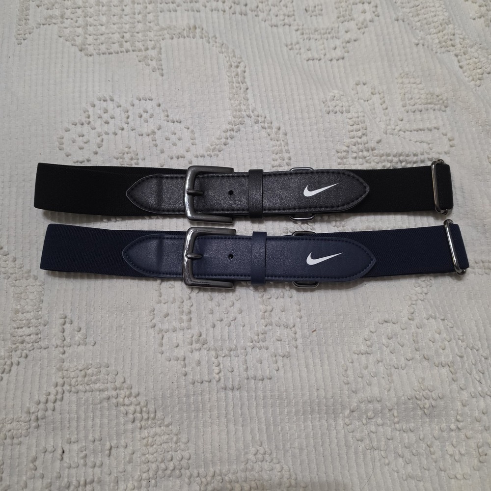 Nike Black And Navy Baseball/Softball Belt One Size Adult Unisex‎